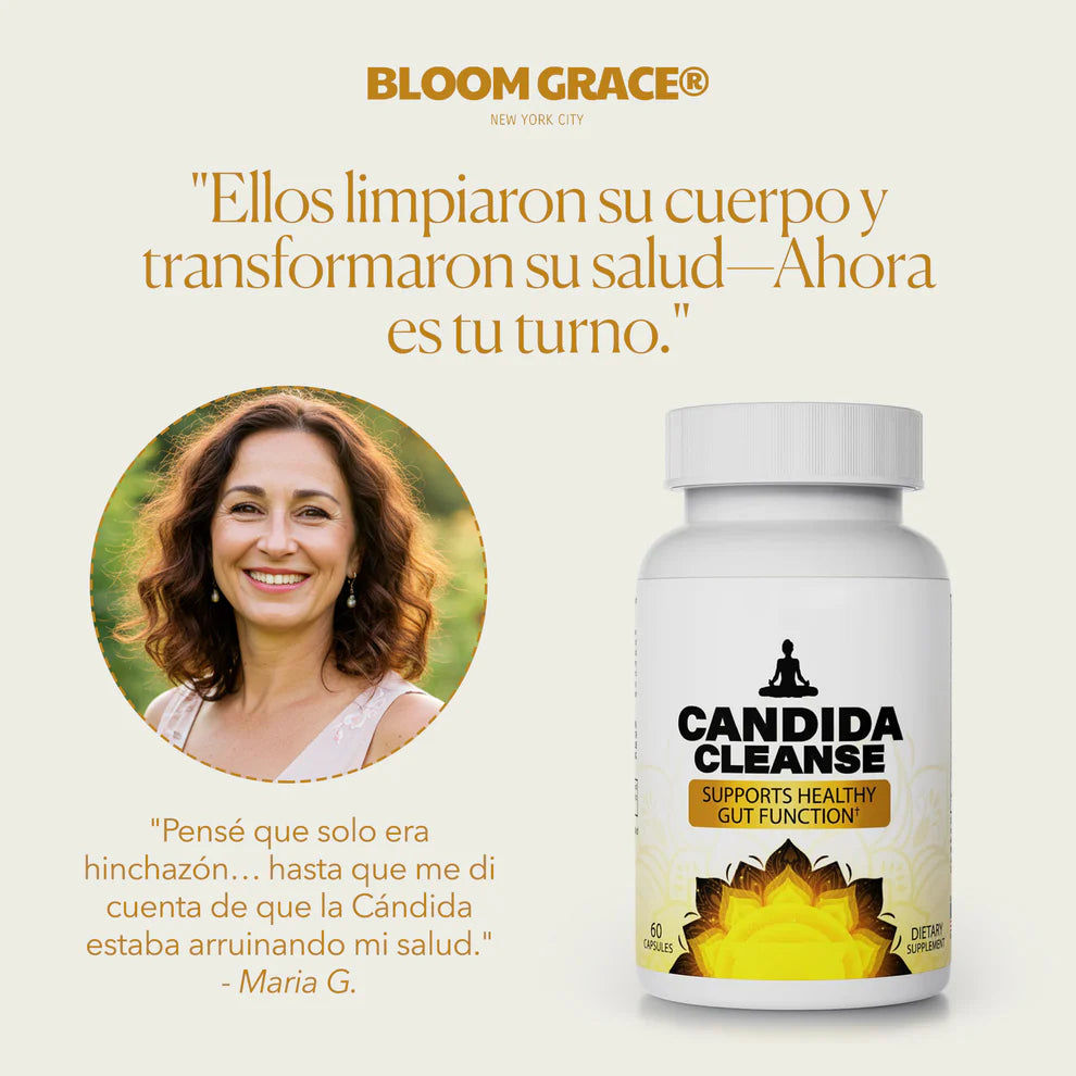 Candida Cleanse® – Reduce Antojos, Desinflama Abdomen y Combate Cansancio